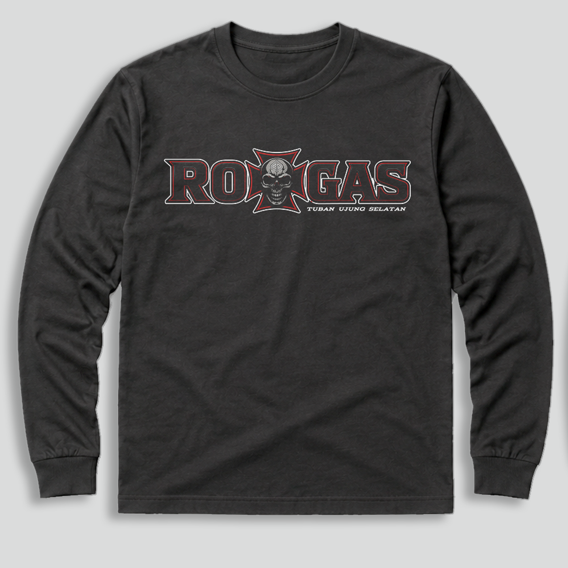 Kaos Roxgas tampak depan